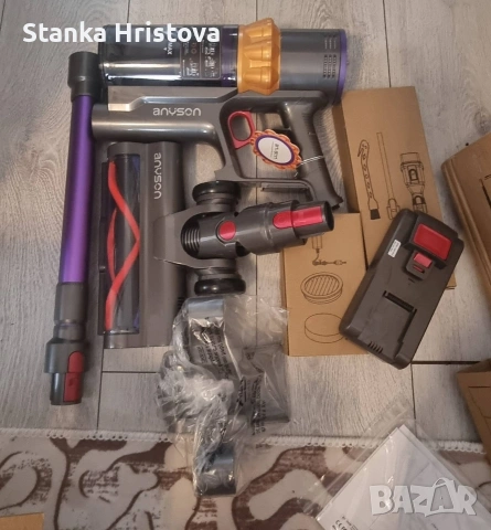 Акумулаторна правостояща прахосмукачка Anyson. , снимка 2 - Прахосмукачки - 53450067