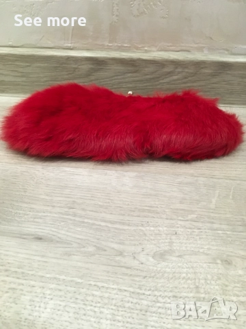 Мини чанта естествен косъм лисица, снимка 4 - Чанти - 52071227