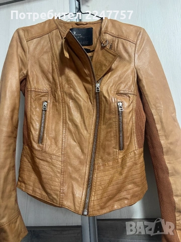 Яке от естественна кожа размер S