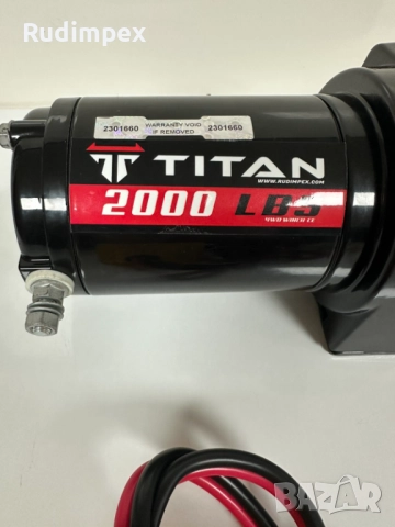 Лебедка 2000 lbs , 907 кг, 12V, електрическа, снимка 4 - Аксесоари и консумативи - 52468437