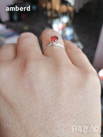 Нежен и елегантен сребърен пръстен - модел R062, снимка 14 - Пръстени - 53614259