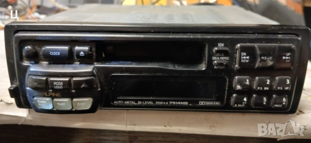Ретро автокасетофон ALPINE 7514MS, снимка 5 - Аксесоари и консумативи - 53849098