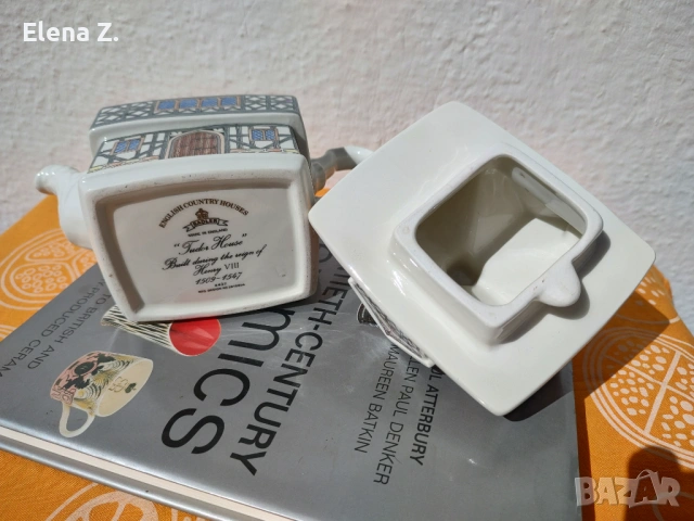 Sadler Tudor House - винтидж чайник къщичка Тюдор, снимка 9 - Аксесоари за кухня - 53905695