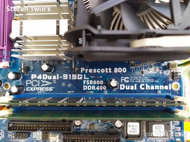 ✅ Дънна платка ASRock P4Dual-915GL Socket 487, Intel Celeron, Рам памет: 2×512MB/DDR400/333MHz, снимка 18 - Дънни платки - 45753449