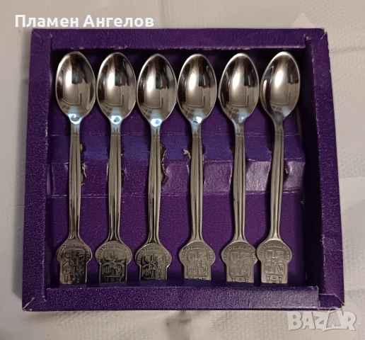 Български лъжички за кафе, чай-България Велико Търново, снимка 3 - Прибори за хранене, готвене и сервиране - 54002592