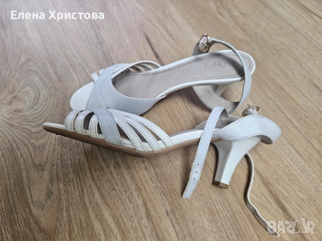 бели сандали, снимка 7 - Сандали - 51482659