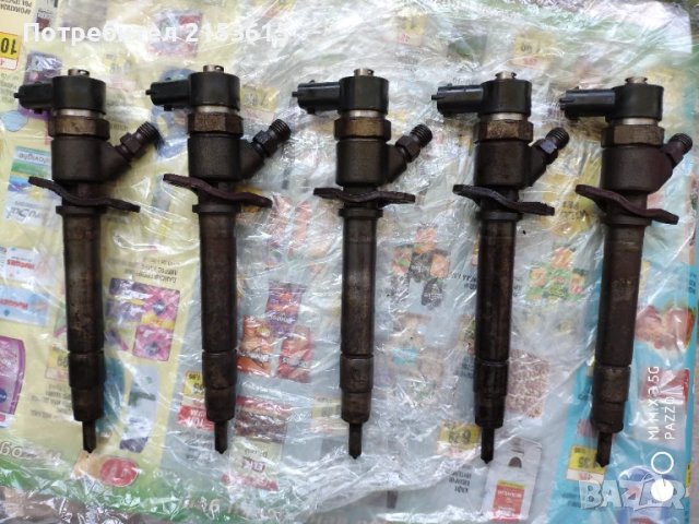 Дюзи инжектори BOSCH  8658352 8658351 0445110078 за Volvo V70 XC70 XC90 S60 S80  2.4 D5 Дизел 163kc 