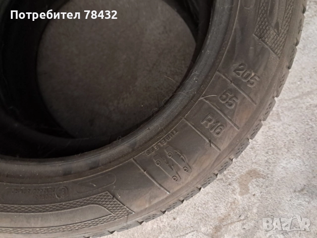 Летни гуми 205/55/16 - 2 бр, снимка 4 - Гуми и джанти - 52950696
