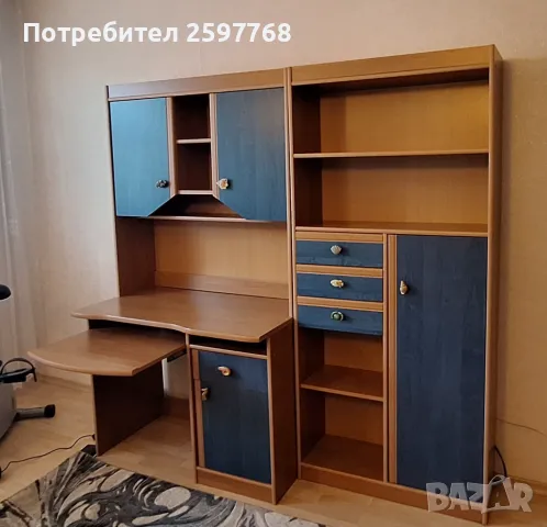 Ученическо бюро с надстройка и секция, снимка 3 - Бюра - 47002840