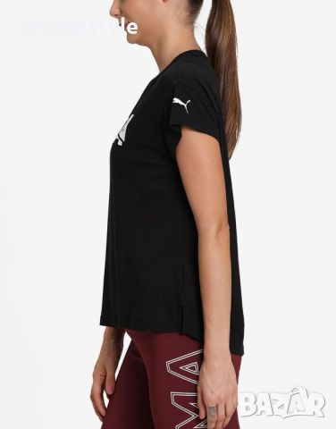 Дамска тениска PUMA Modern Sports Graphic Tee Black, снимка 4 - Тениски - 45957963