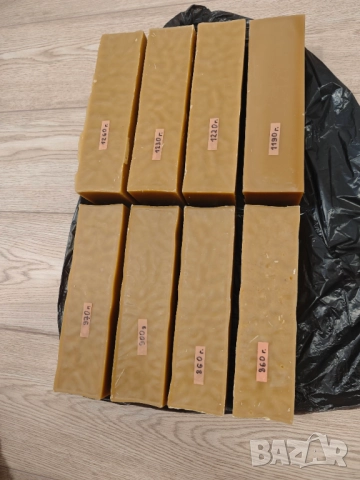 Натурален чист пчелен восък - тройно претопен (собствено производство), снимка 7 - Пчелни продукти - 52906421