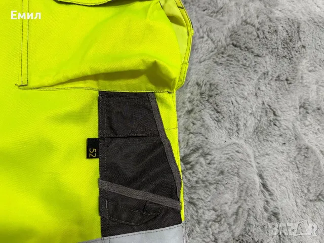 Мъжки шорти Snickers 3033 Hi-Vis Work Shorts, Размер 52, снимка 5 - Къси панталони - 47256601