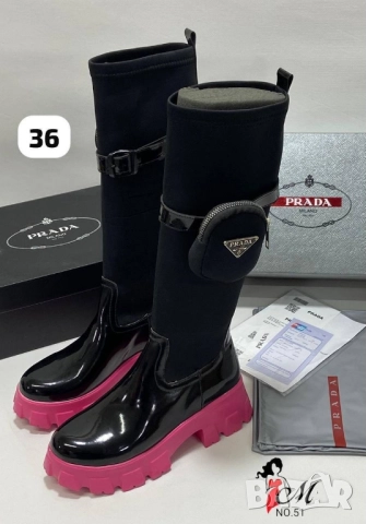 дамски боти prada chanel fendi , снимка 2 - Дамски боти - 51831313