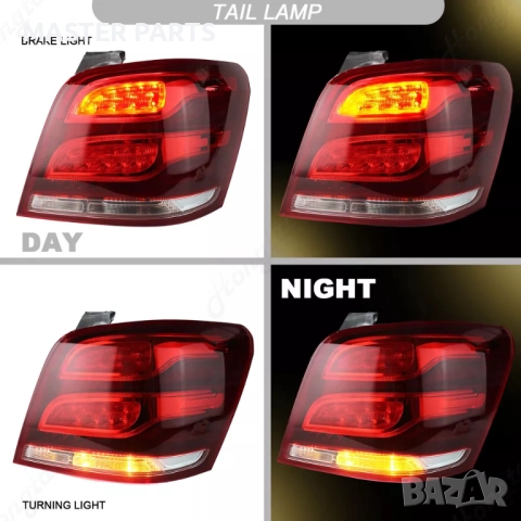 Супер Ярки LED Стопове за Mercedes GLK X204 (08-12) – ФЕЙСЛИФТ ВИЗИЯ, снимка 10 - Части - 52997566