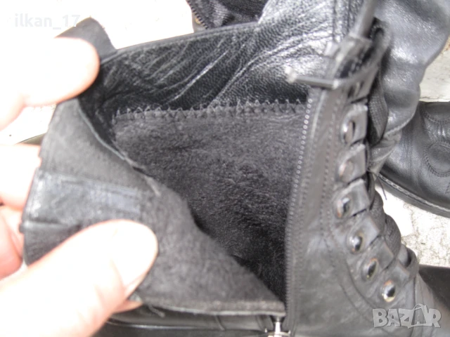 Ботуши женски естествена кожа, 37 н И Дамски кожени боти Перфектно състояние Вносот от Германия, снимка 9 - Дамски ботуши - 50553549