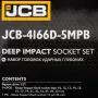 Дълбоки ударни вложки 6-стенни 1/2″ (10 – 36 мм) 15 части JCB, снимка 5