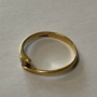 Златен пръстен 1.22гр., снимка 3