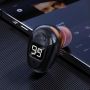 Мини безжична слушалка с диплей, Bluetooth 5.2, 70 mAh, 12 ч, Черна, снимка 2