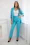 Елегантен дамски комплект сако и панталон, 4цвята , снимка 12