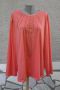 4XL Нова блуза  в коралов цвят , снимка 1 - Блузи с дълъг ръкав и пуловери - 45702538