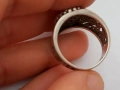 Четири броя мъжки сребърни пръстена, снимка 11