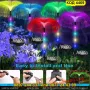 Цветна соларна лампа с RGB подсветка –  Медуза - КОД 4469, снимка 11