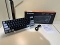 Механична клавиатура APAYADO K61 / 60% / Cherry MX Blue Switch-ове / RGB / Type-C USB, снимка 1