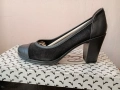 Нови! №37 Обувки Ест Велур и Кожа Ток , снимка 2