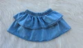 Бебешка дънкова пола 12-18 месеца , снимка 2