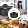 Уред за бавно готвене Crock Pot CSC052X Slow Cooker 4.7л Съд за готвене с капак, снимка 1