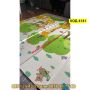 Сгъваемо детско килимче за игра, топлоизолиращо 180x200x1cm - модел Трафик + Джунгла - КОД 4141, снимка 6