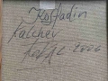 КОСТАДИН КАЛЧЕВ масло/платно Александър Невски, снимка 4