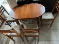Продавам четири дървени стола за хранене., снимка 5