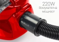 Прахосмукачка без торба Royalty Line RL-BSCM1400.60, 850W, 3 литра, HEPA филтър, Циклон, Червен, снимка 11