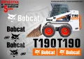 BOBCAT T190 стикери надписи, снимка 1