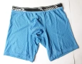 S/M нови мъжки боксерки в син цвят с отвори, снимка 2