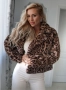 Дамско Палто Леопардов Принт Код S380, снимка 3