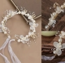 Булчинско венче, украса за глава за шаферка, моминско парти, снимка 2
