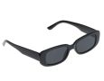 Дамски слънчеви очила черна рамка правоъгълни тъмни стъкла, снимка 1 - Слънчеви и диоптрични очила - 45975316