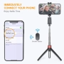 Bluetooth Селфи стик / Selfie stick 3 в 1, стойка, трипод, снимка 3
