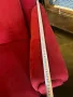 Червен фотьойл с текстилна тапицерия, снимка 5