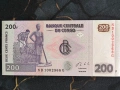 Банкнота - Конго - 200 франка UNC | 2013г., снимка 1