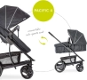 Hauck Pacific 4 Shop’n Drive Set – 3 в 1 Бебешка Количка, Столче за Кола и Трансформиращ се Кош Сива, снимка 9