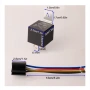 Комплект от 2 автомобилни релета 24V 40A, 5 пина, с букса и проводници, снимка 9
