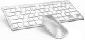 Omoton комплект безжични bluetooth мишка и клавиатура , бели, чисто нови, снимка 1 - Клавиатури и мишки - 45223177