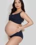 Бикини за бременни в тъмносин цвят MAMA PANTY Mitex (008), снимка 1 - Дрехи за бременни - 45777989