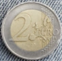 Германска монета от 2 евро, издадена през 2002 година, снимка 2