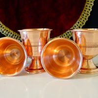 Медни чаши за ракия. , снимка 2 - Антикварни и старинни предмети - 45494228