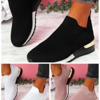Дамски ежедневни обувки на танкетка 6цвята , снимка 1 - Дамски ежедневни обувки - 45255361