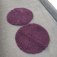 Шаги килимчета лот 2 броя- лилави, снимка 3 - Килими - 45595034